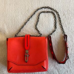 Rag & Bone Enfield Chain Bag in red